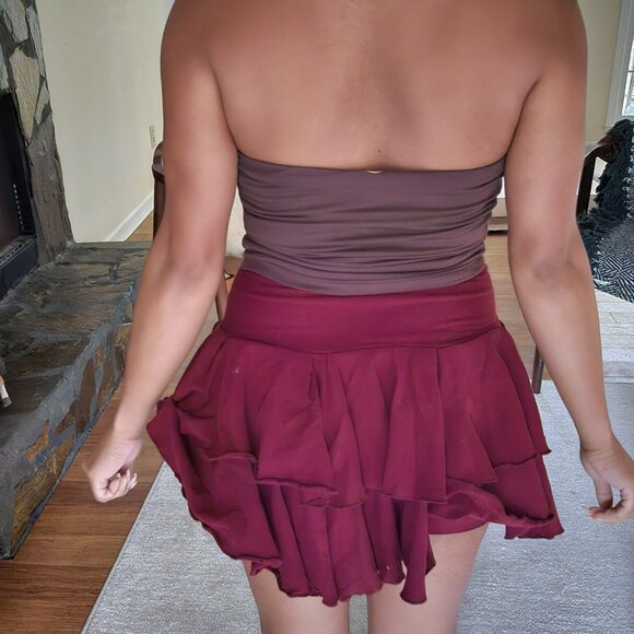 Harmonic threads bustle shorts